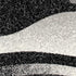 2' X 4' Gray Abstract Dhurrie Area Rug